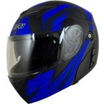 خرید کلاه کاسکت فک متحرک DA1 مدل 102 MT BLUE