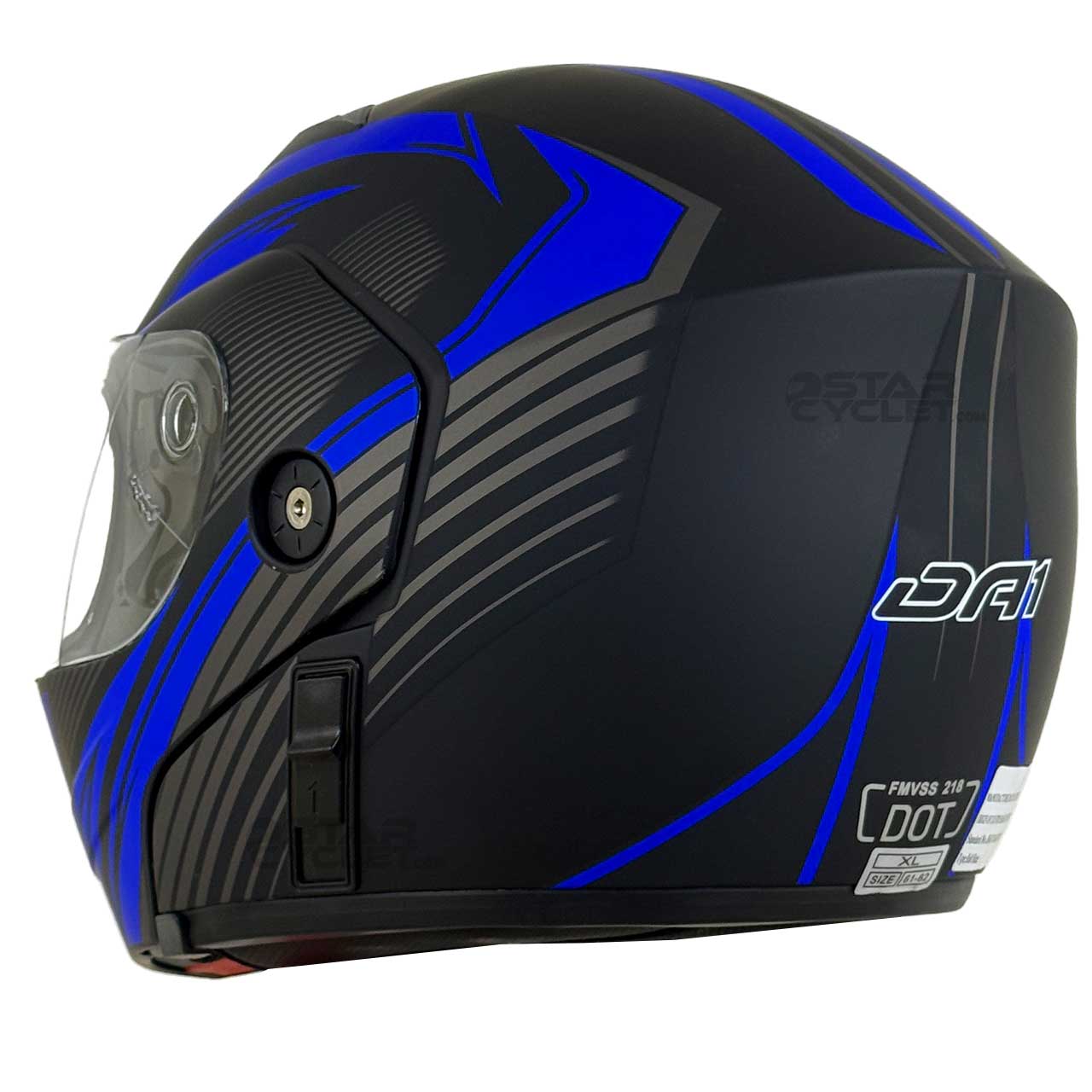 قیمت کلاه کاسکت فک متحرک DA1 مدل 102 MT BLUE