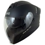 خرید کلاه کاسکت فک ثابت QIKE مدل ZIRO MATT BLACK