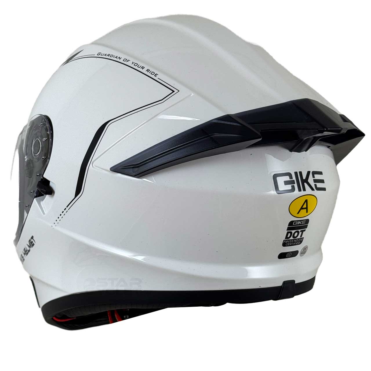 قیمت کلاه کاسکت فک ثابت QIKE مدل ZIRO WHITE