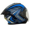 وزن کلاه کاسکت بدون فک QIKE مدل FLASH BLUE