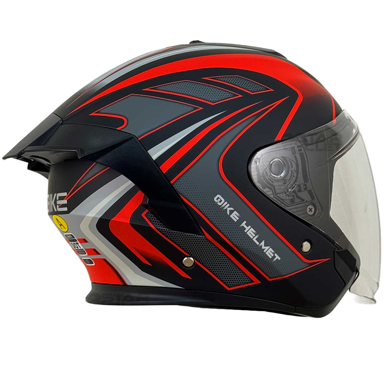 وزن کلاه کاسکت بدون فک QIKE مدل FLASH RED