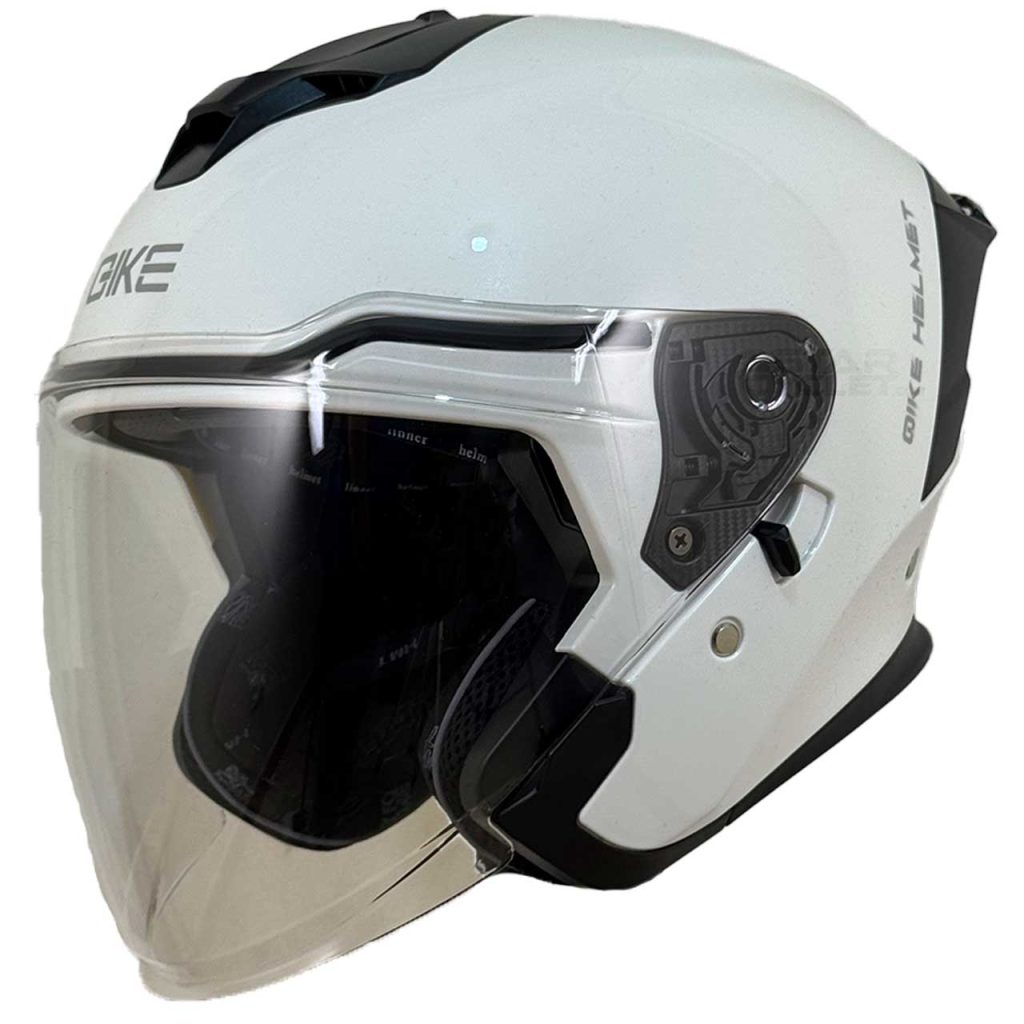 خرید کلاه کاسکت بدون فک QIKE مدل ZERO WHITE