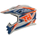 خرید کلاه کاسکت کراسی TIGER مدل H637 BLU ORNGE