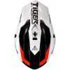 رنگ کلاه کاسکت کراسی TIGER مدل H637 BLK WHTE