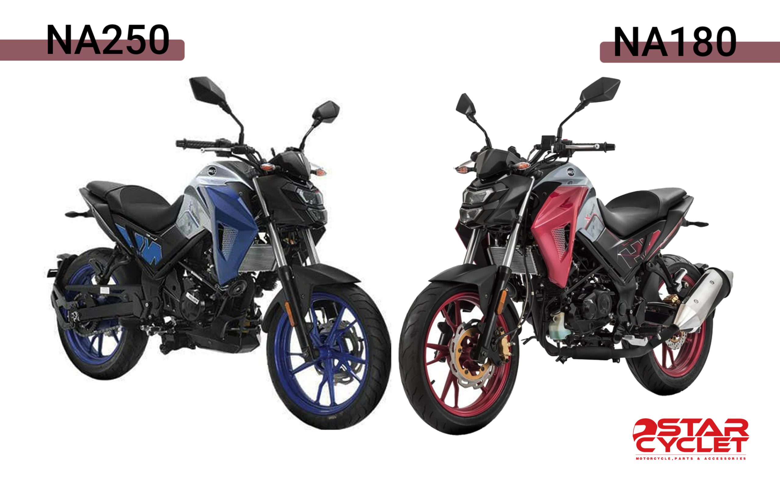 مقایسه گلکسی NA250 و NA180