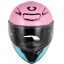 بررسی کلاه کاسکت فک ثابت SOMAN مدل 973 TWO-TONE-BLUE-PINK