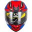قیمت کلاه کاسکت فک متحرک SOMAN مدل F2 MATT-BLUE-RED-SPARTAN