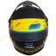 عکس کلاه کاسکت فک جدا RAPIDO مدل 890 MATT-FLUO-BLUE-YELLOW-RED 9#A