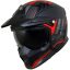 خرید کلاه کاسکت فک جدا RAPIDO مدل 890 MATT-BLACK-RED 6#H