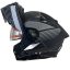رنگ کلاه کاسکت فک متحرک rEDLINE مدل MATT-BLACK-Grey-Overture 960-6