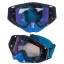عینک کراسی 100% مدل 200 مناسب برای انواع کلاه کراس black blue