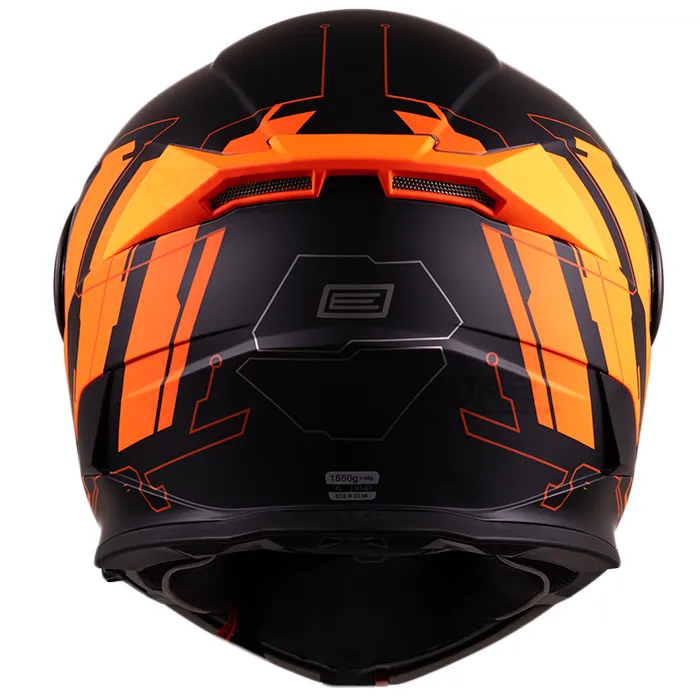 کلاه کاسکت ادونچری ORIGINE مدل CYBORG-FLUO-ORANGE-