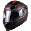کلاه کاسکت فک متحرک RED LINE مدل MATT BLACK RED VOLATILIZE 939-4
