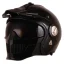 کلاه کاسکت فک جدا QIKE مدل Glossy black