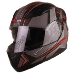 کلاه کاسکت فک متحرک ردلاین مدل 5-935 Matt Black antony