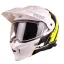 کلاه کاسکت ادونچری ORIGINE مدل CYBORG FLUO YELLOW WHITE GLOSS H276