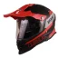کلاه کاسکت ادونچری IBK مدل MATT BLACK RED