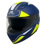 کلاه کاسکت فک متحرک RAPIDO مدل 950 BLUE FIUO YELLOW - 78#A