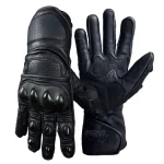 دستکش موتورسواری زمستانی چرمی STATE مدل 0786 BLACK