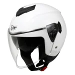 کلاه کاسکت بدون فک FLASH مدل 852 GLOSSY WHITE