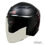 کلاه کاسکت بدون فک MA2 مدل 952 MATT BLACK WHITE