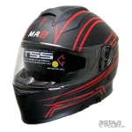 کلاه کاسکت فک متحرک MA2 مدل 965 GRAPHIC MATT RED