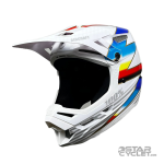 کلاه کاسکت کراسی 100% مدل AIRCRAFT KNOB WHITE