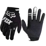 دستکش موتورسواری کراسی FOX مدل BLACK WHITE