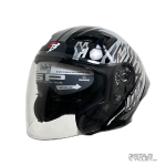 کلاه کاسکت بدون فک steelbird مدل black gray