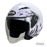 کلاه کاسکت بدون فک AIROH مدل city one WHITE purple