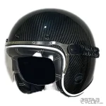 کلاه کاسکت بدون فک AIROH مدل garage SHiNE CARBON