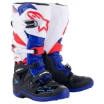 بوت کراسی ALPINESTAR مدل BLACK BLUE WHITE TECH 7