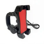 هولدر موبایل زیر آینه ای شارژر دار مدل BLACK