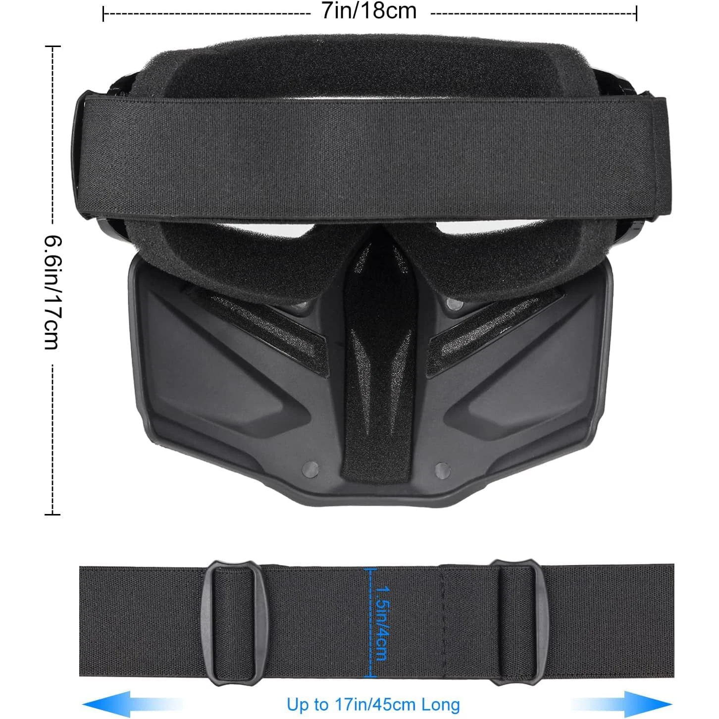 خرید فیس عینک دار مدل G1 BLACK