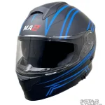 کلاه کاسکت فک متحرک MA2 مدل 965 GRAPHIC MATT BLUE