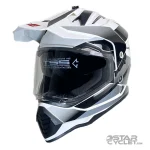 کلاه کاسکت ادونچری MA2 مدل 902 SHINY WHITE