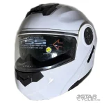 کلاه کاسکت فک متحرک LiAM مدل GRAY