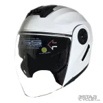 کلاه کاسکت بدون فک LiAM مدل WHITE