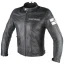 کاپشن چرم زمستانی موتورسواری DAINESE مدل HF D1 BLACK WHITE