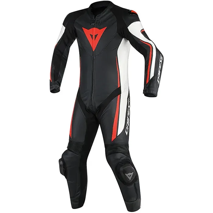لباس ریس یک تیکه موتورسواری فولگارد DAINESE مدل ASSEN BLACK WHITE ORANGE