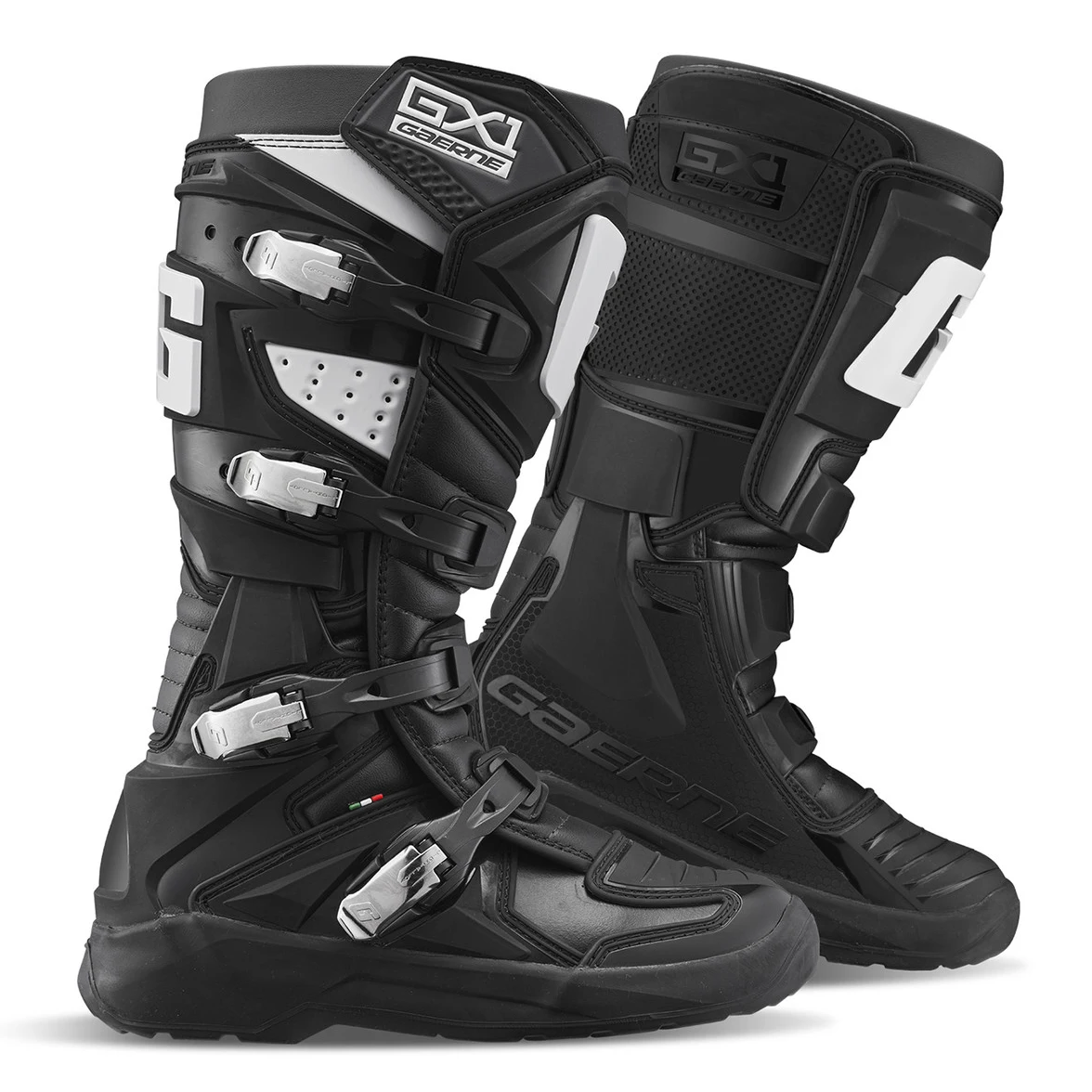 بوت کراسی موتورسواری GAERNE مدل GX1 BLACK WHITE