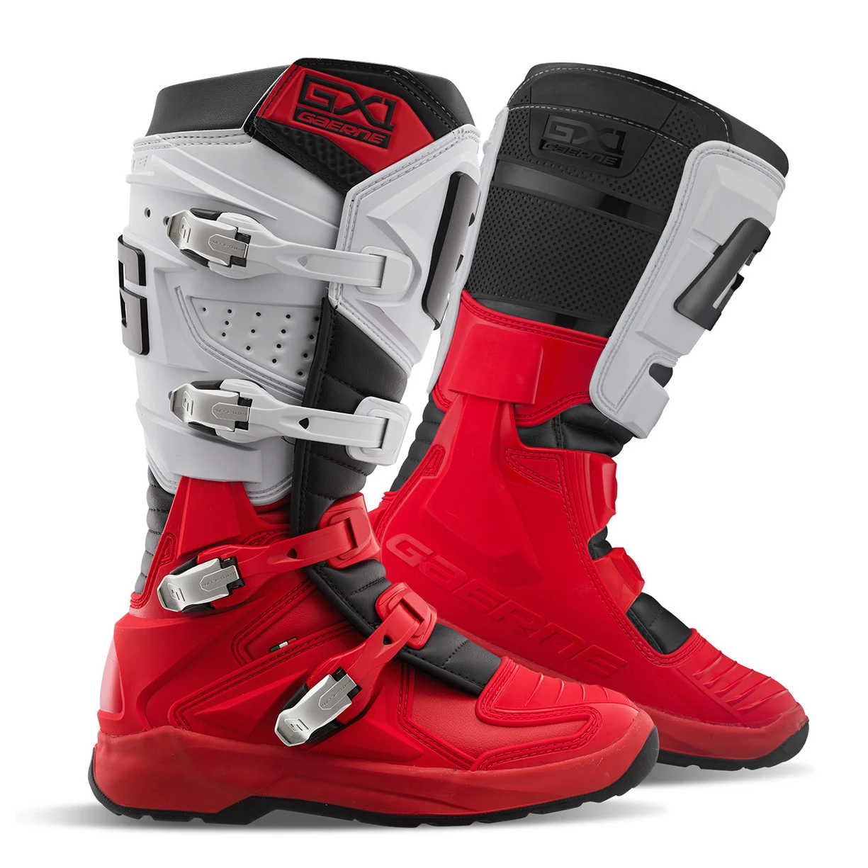 بوت کراسی موتورسواری GAERNE مدل GX1 RED WHITE