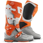 بوت کراسی موتورسواری GAERNE مدل SG22 ORANGE WHITE GRAY
