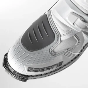 عکس روی بوت کراسی موتورسواری GAERNE مدل SG12 WHITE GRAY