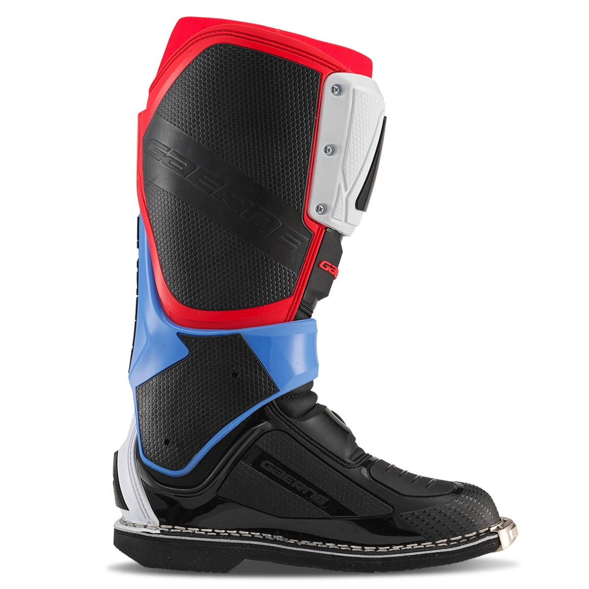 بوت کراسی موتورسواری GAERNE مدل BLACK RED WHITE BLUE SG12 با بهترین قیمت