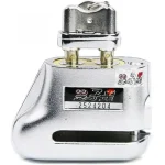 قفل دیسکی دو کلیده موتورسیکلت TOP LOCK مدل CHROM D107