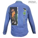 خرید پیراهن کتان موتورسواری ANGELO مدل BLUE KAWSAKI