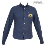پیراهن کتان موتورسواری ABERCROMBIE مدل NAVY BLUE ADVENTURE