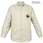پیراهن کتان موتورسواری ITEMS مدل CREAM ADVENTURE